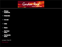 Tablet Screenshot of gordonreid.co.uk